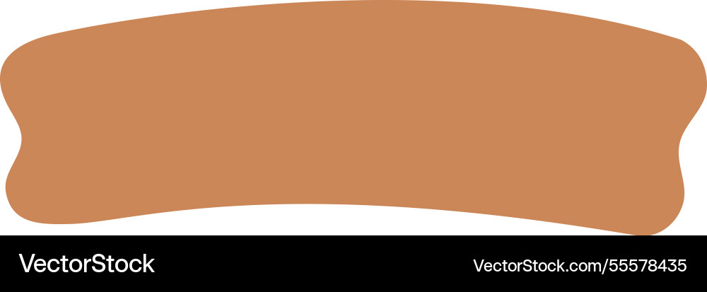 Abstract orange dynamic blob shape icon vector image