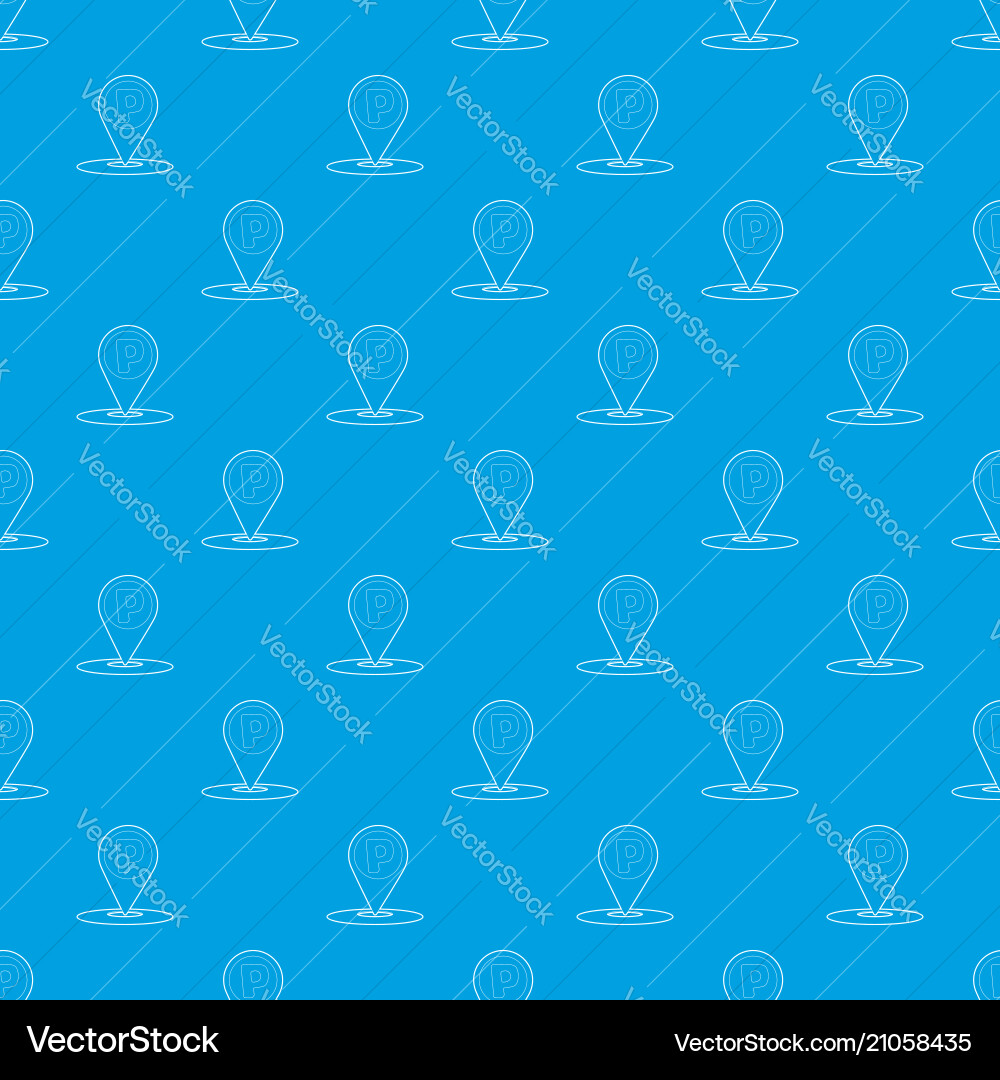 Map pointer with car parking sign pattern Map pointer with car parking sign pattern vector image