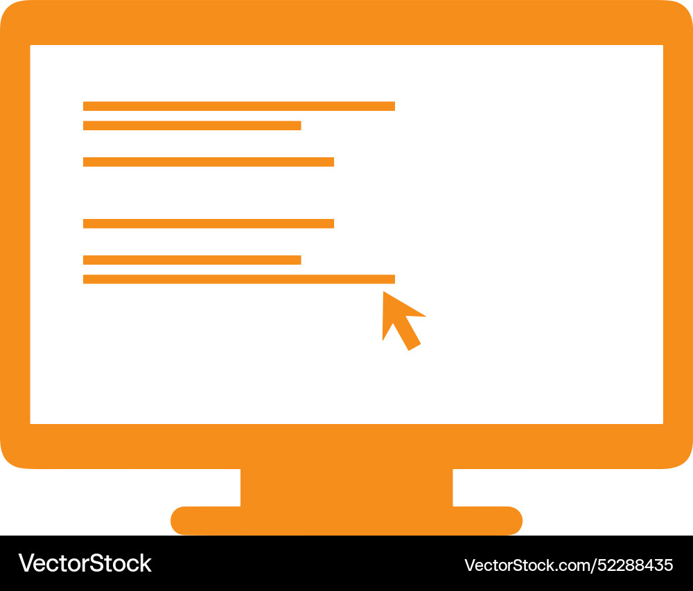 Technology and computer icon symbol image Vector Image