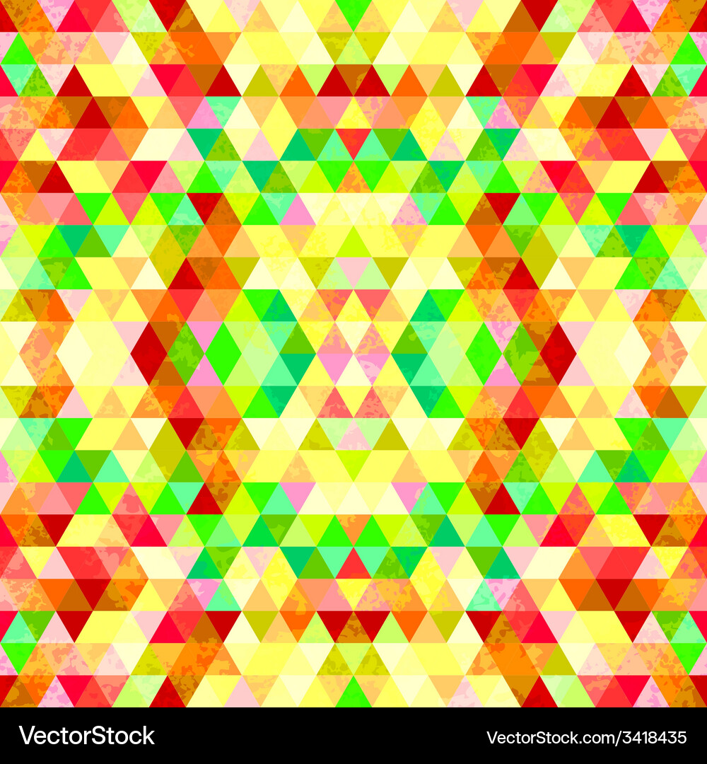 Triangular mosaic colorful background Vector Image