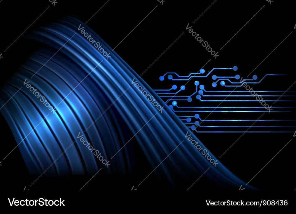 Abstract circuit background Vector Image