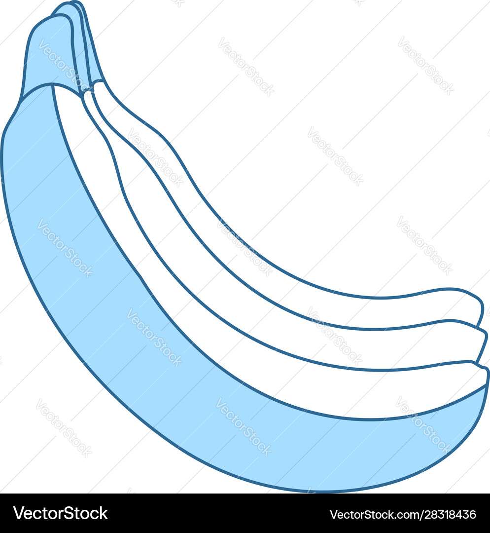 Icon von Bananen in ui Farben Icon von Bananen in ui Farben vektorbild