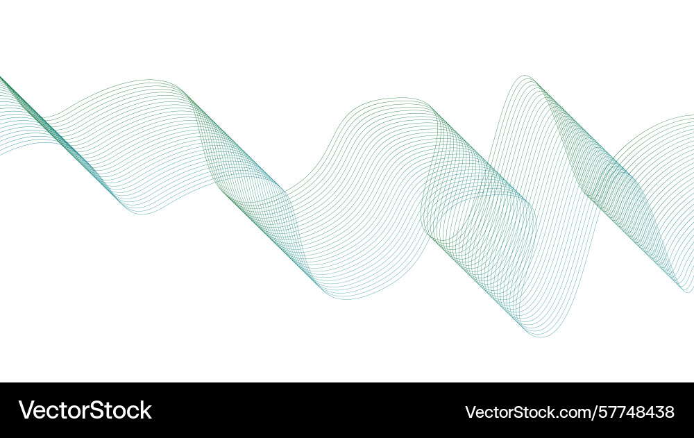 Blend wave cyan abstract design background Blend wave cyan abstract design background Vector Image