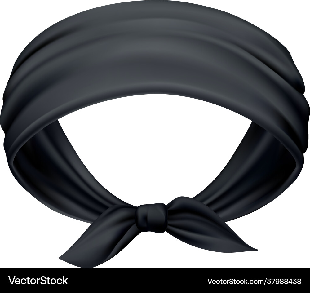 Realistic bandana Realistic bandana vector image