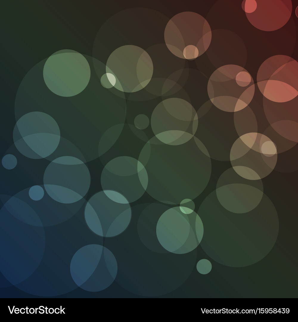 Abstract bokeh background Vector Image