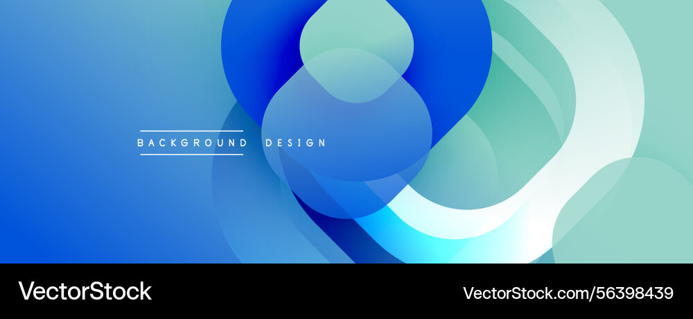 Abstract fluid shapes overlap creating dynamic Abstract fluid shapes overlap creating dynamic vector image