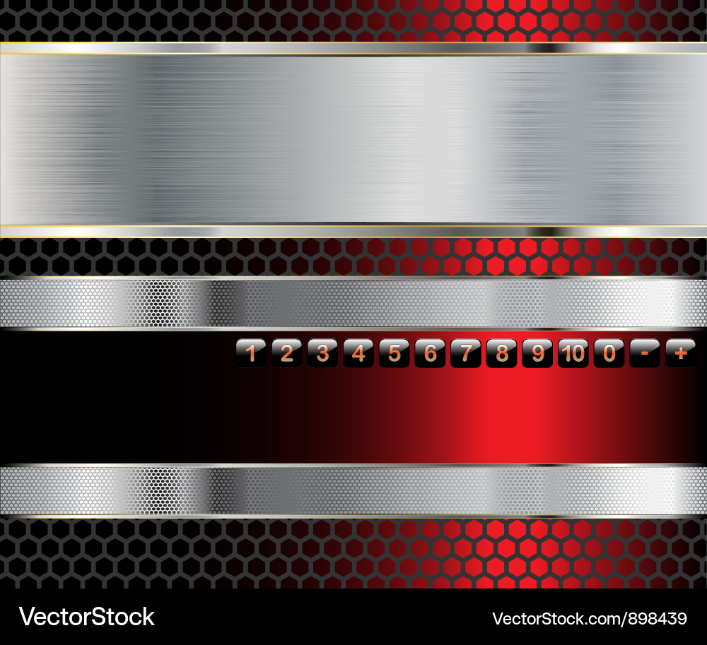 Metallic Abstract Background Vector Image