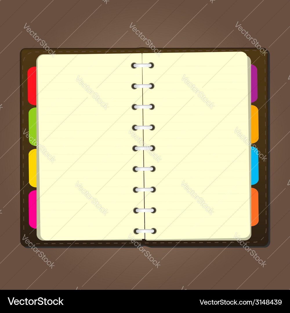 Notebook Vector Image