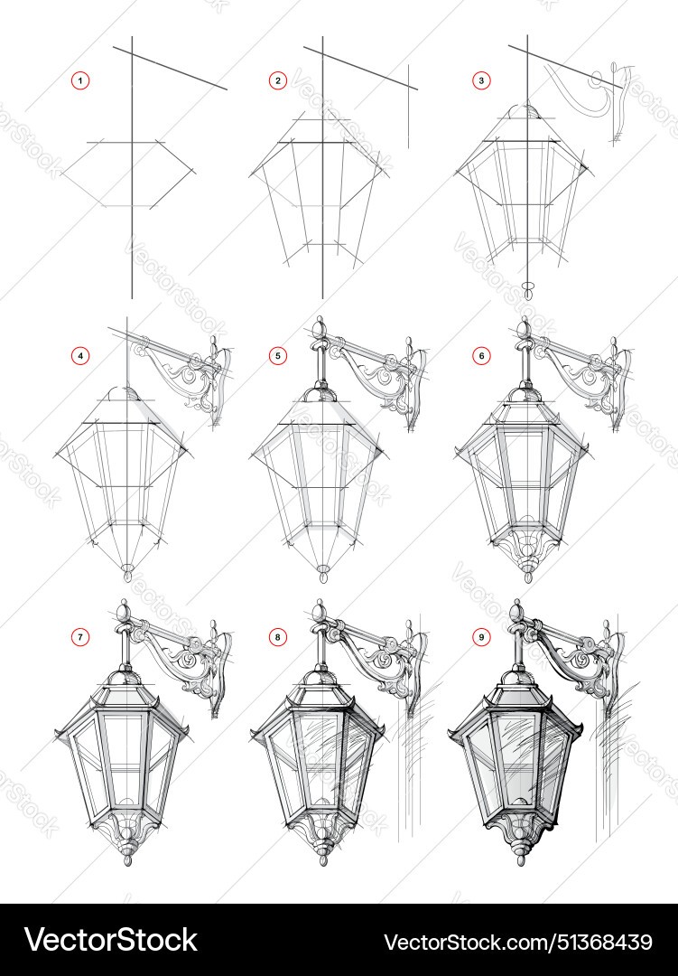 Page shows how to learn draw from life sketch Page shows how to learn draw from life sketch vector image