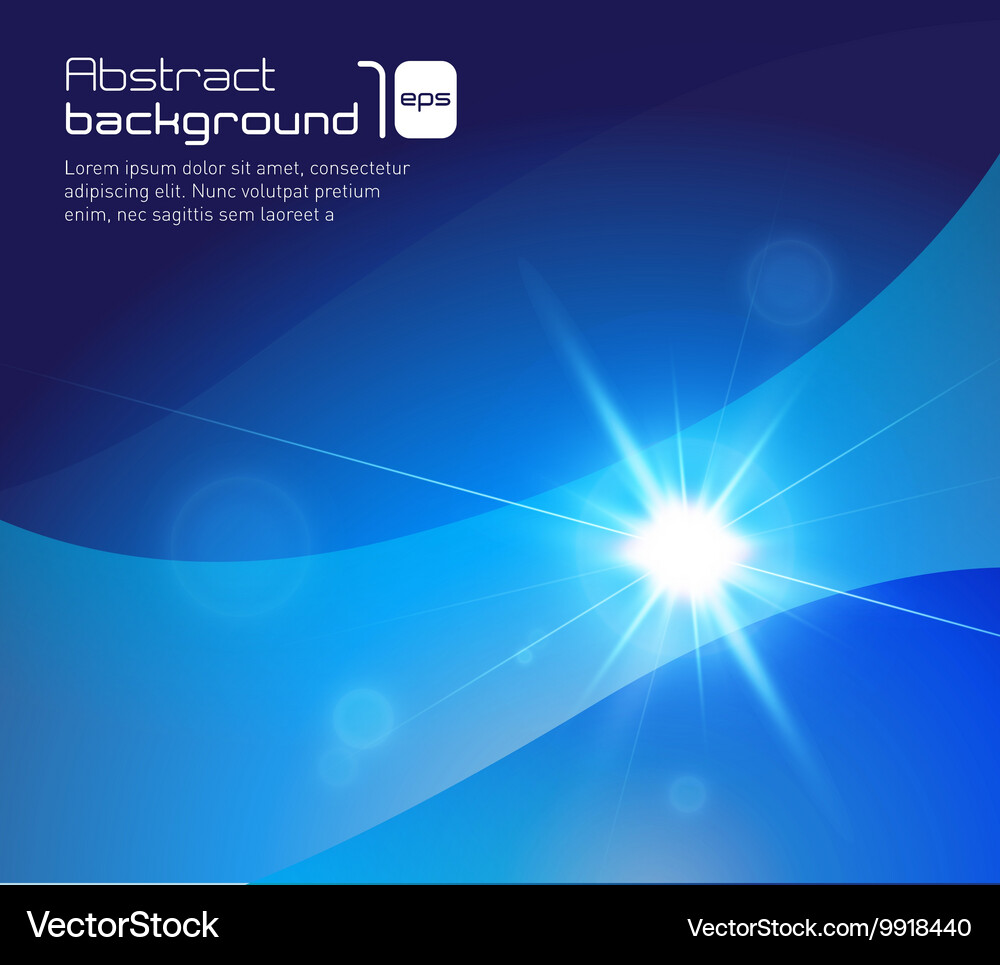 Abstract background with flare Vector Image