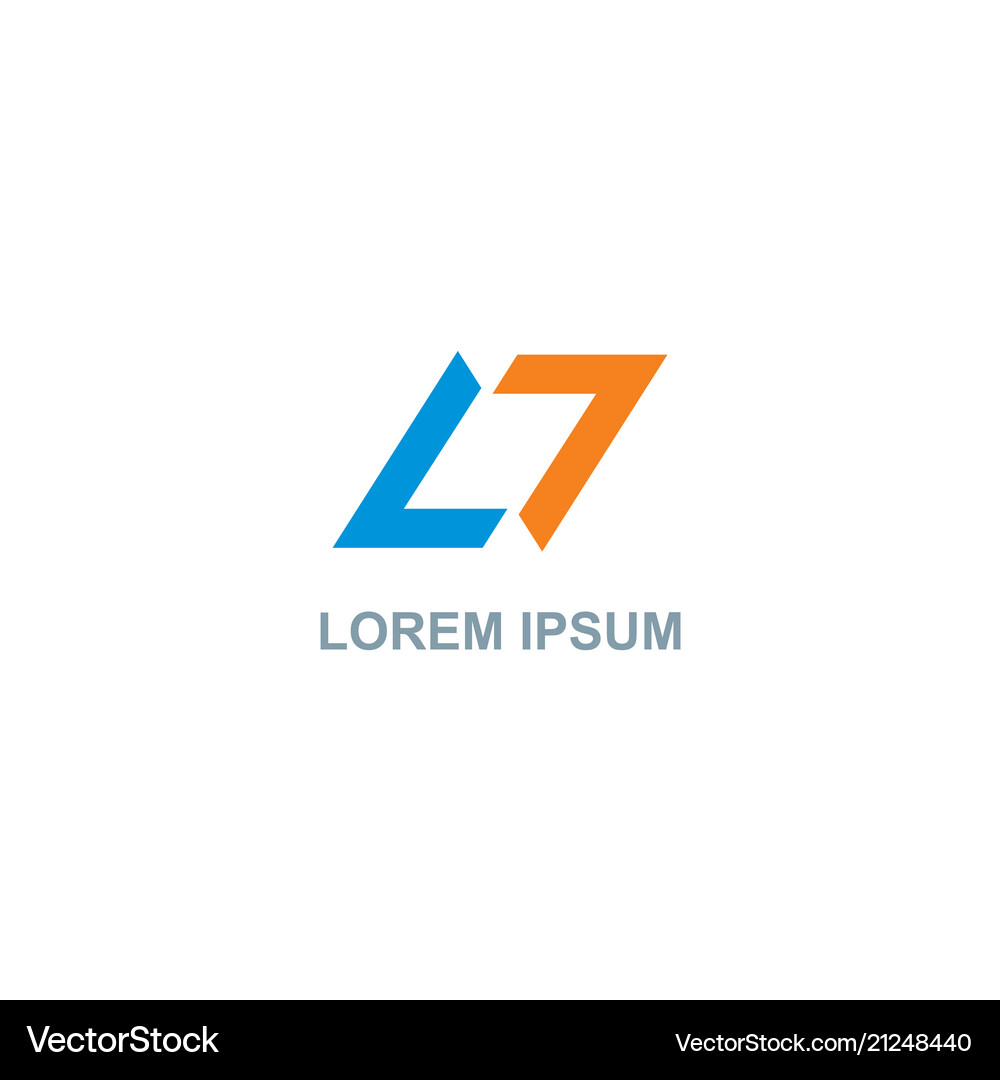 Circle shape geometry logo – Royalty-Free Vector | VectorStock