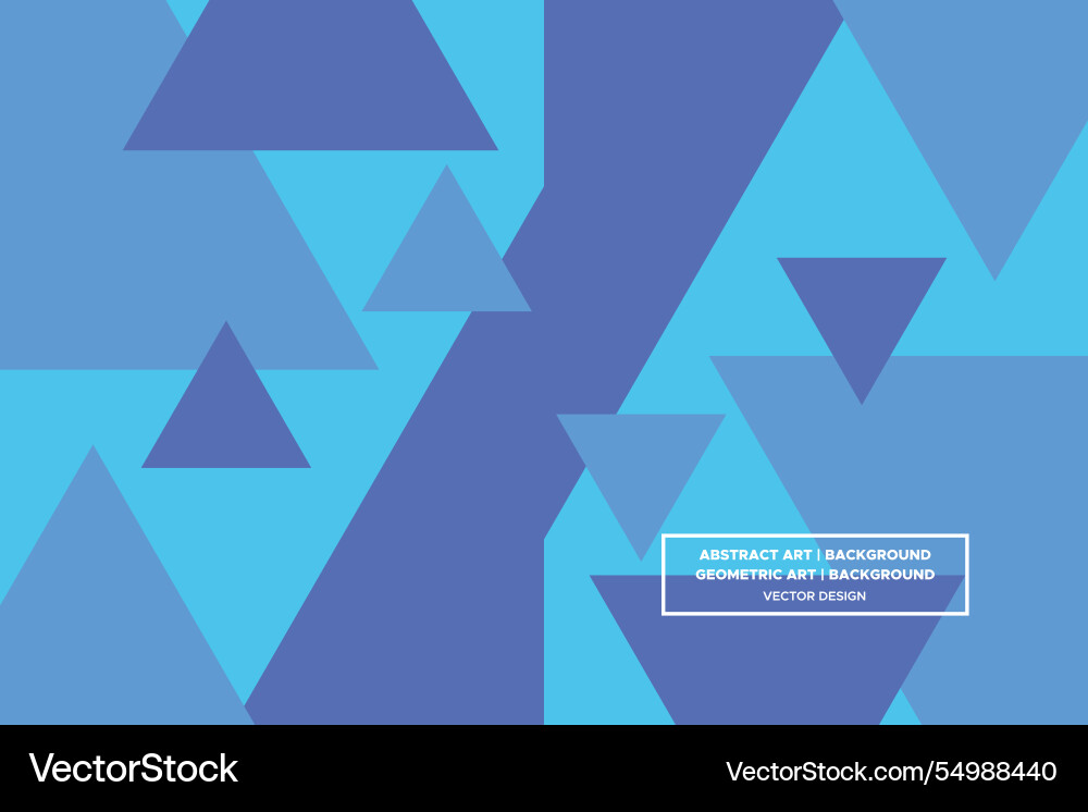 Triangle shapes abstract background vector image