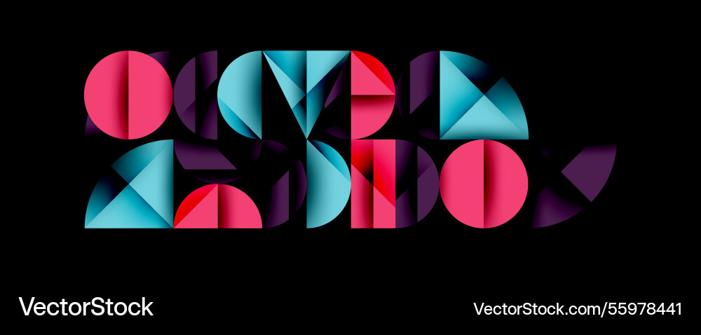 Abstract geometric pattern with intersecting Abstract geometric pattern with intersecting vector image