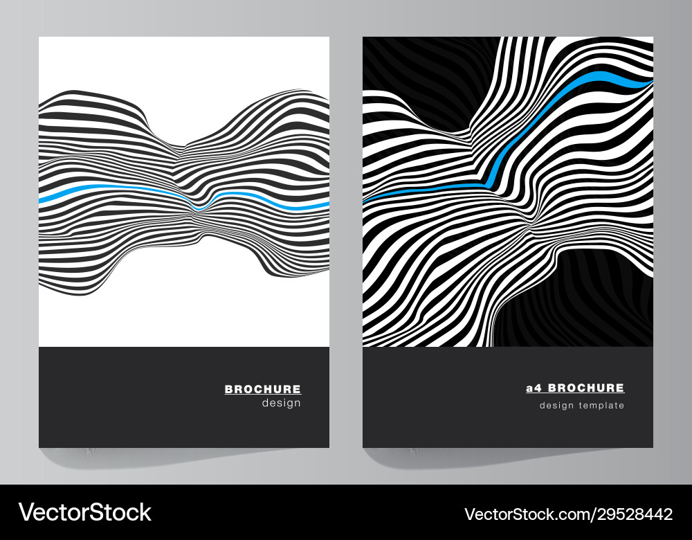 Layout a4 format modern Layout a4 format modern Vector Image