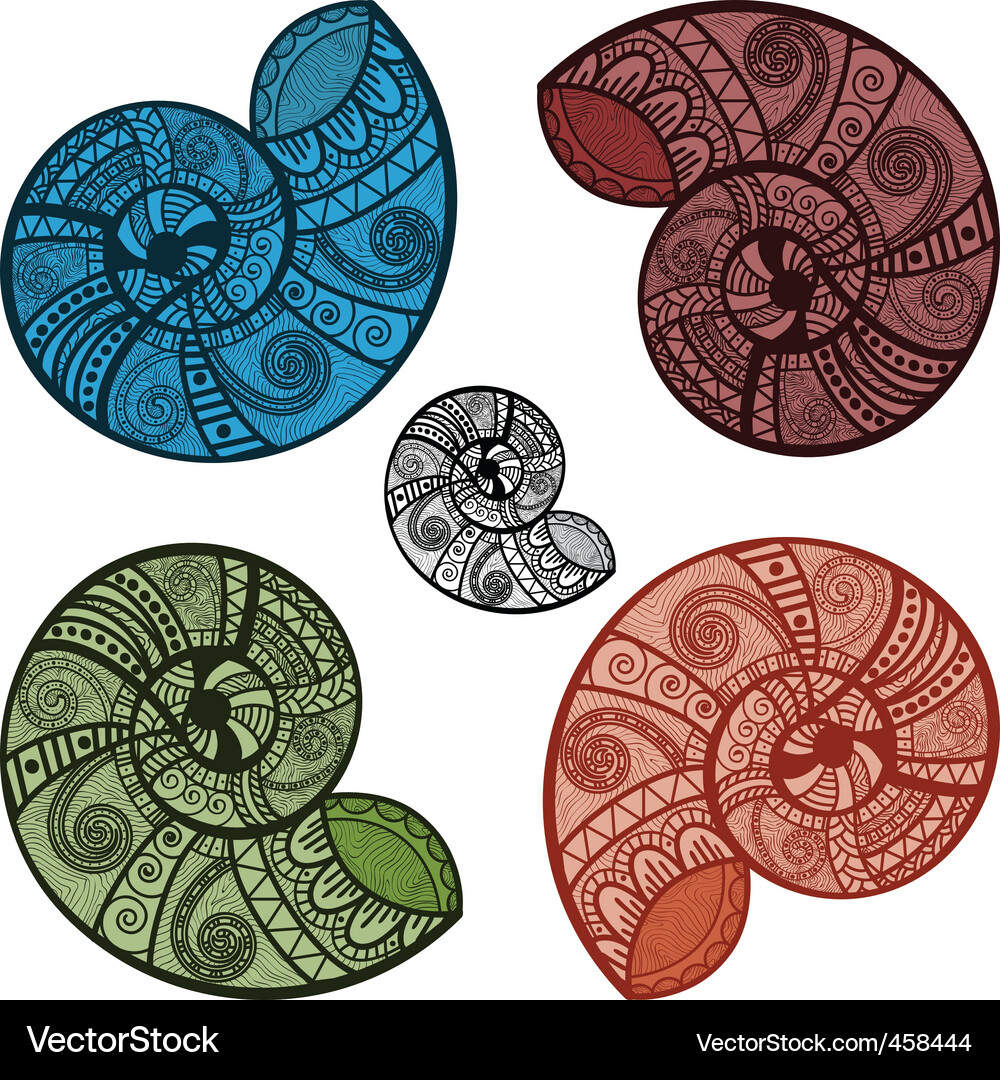 Ethnic patterns Vector Image