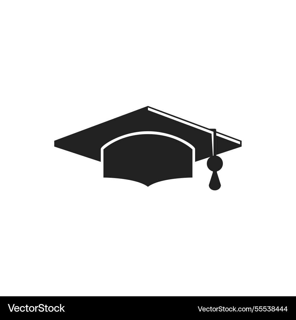 Graduation cap icon Graduation cap icon Vector Image