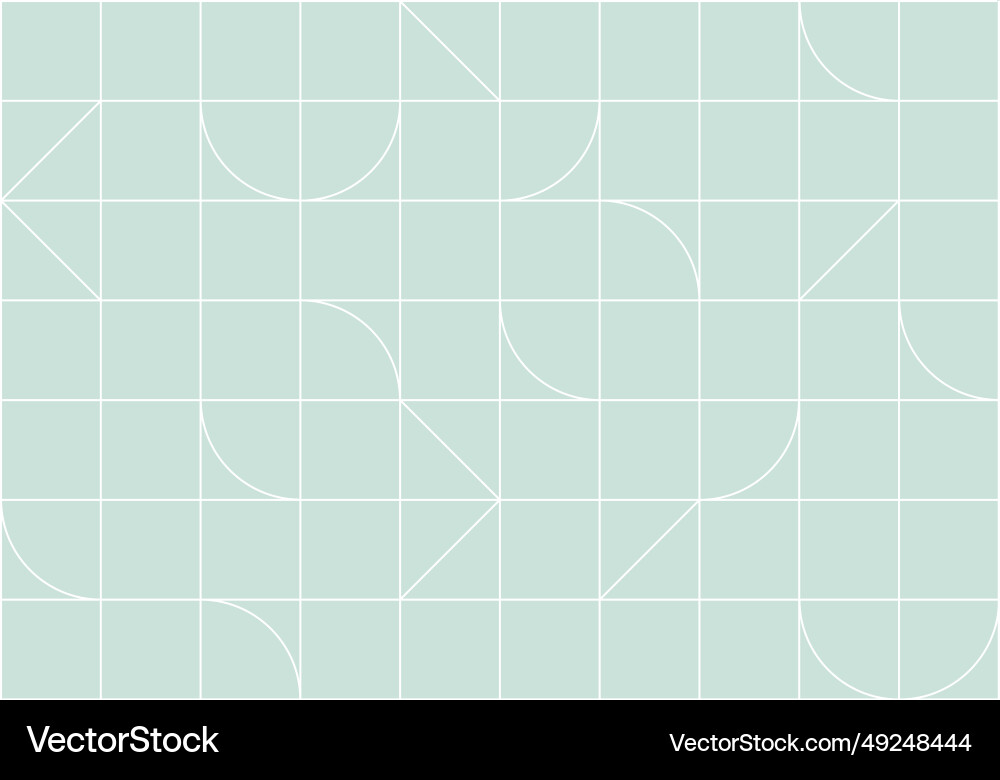Linear seamless art deco pattern turquoise Linear seamless art deco pattern turquoise vector image