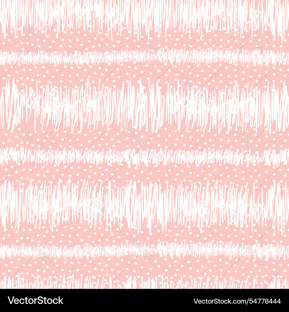 Stylish ripple line seamless pattern with cute Vector Image