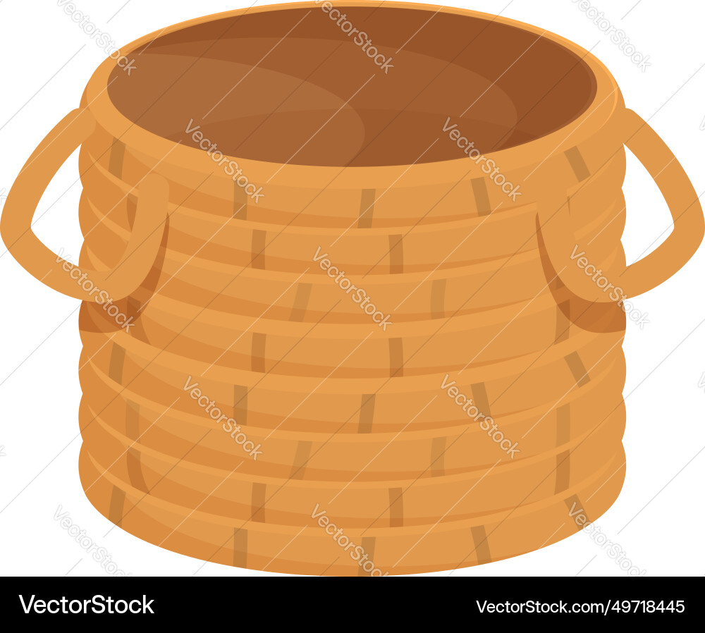 Cleaner basket icon cartoon wash dry Cleaner basket icon cartoon wash dry vector image