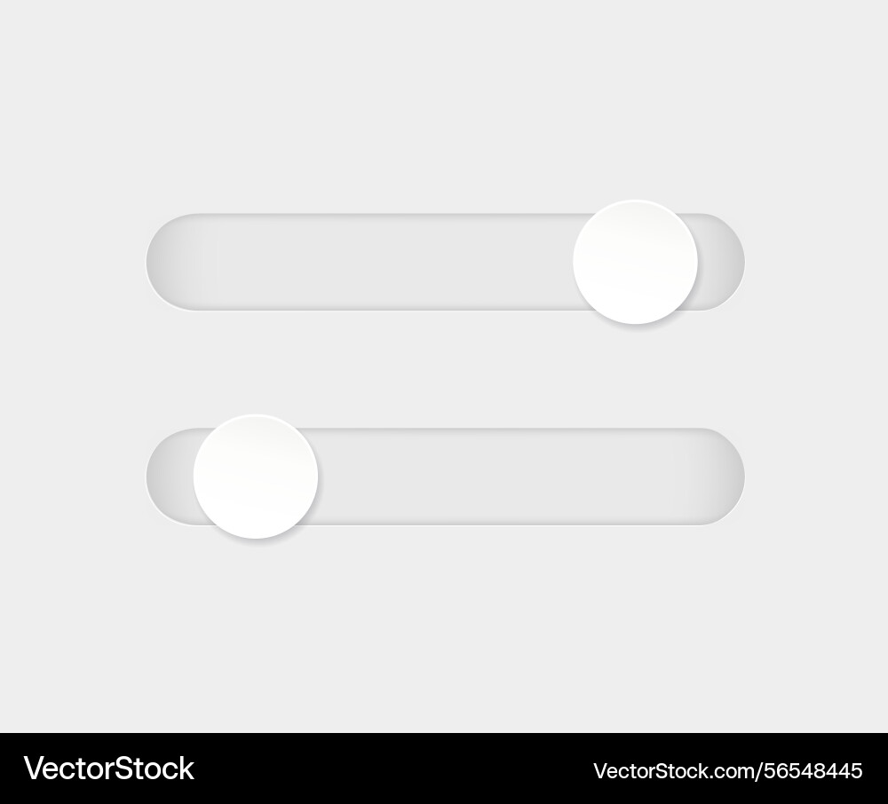 Scrollbar Element Taste Navigation Vektorbild