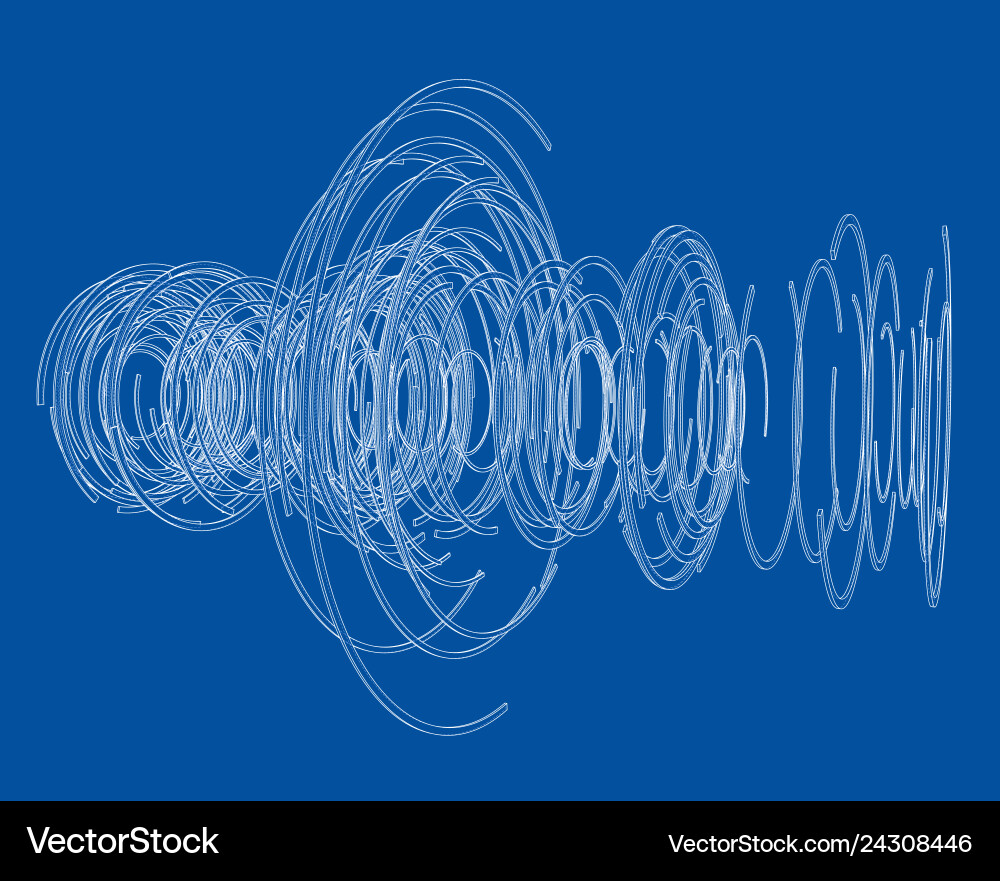 Abstract futuristic hud object Abstract futuristic hud object Vector Image