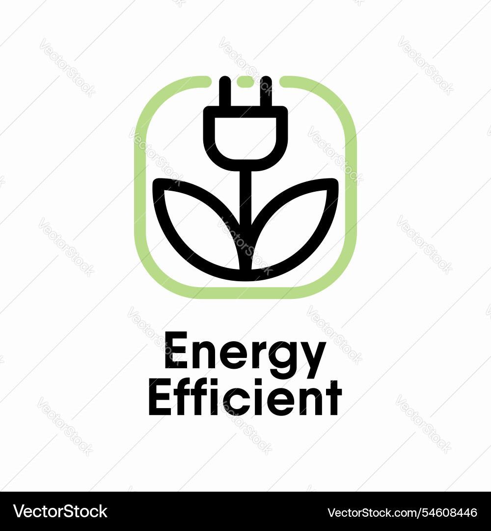 Energieeffizientes Informationszeichen-Symbol Energieeffizientes Informationszeichen-Symbol vektorbild