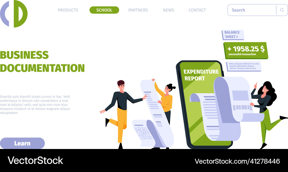 Unternehmen Landing Unternehmer abonniert Unternehmen Landing Unternehmer abonniert vektorbild