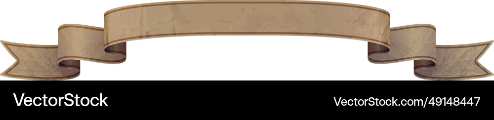 Vintage ribbon Vector Image