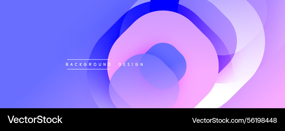 Abstract design features overlapping circular Abstract design features overlapping circular vector image