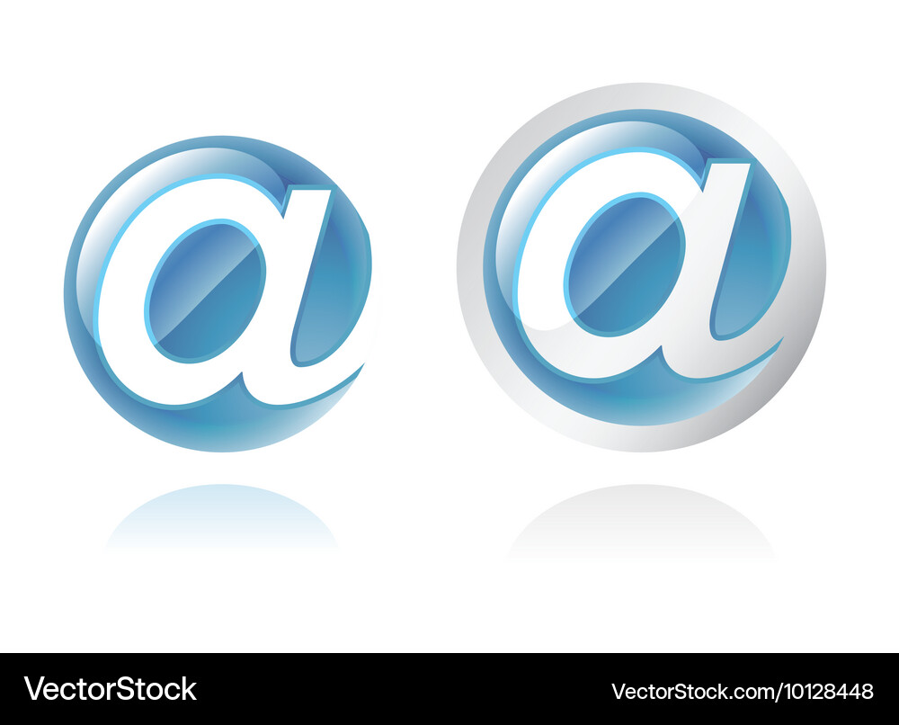Glossy buttons Vector Image