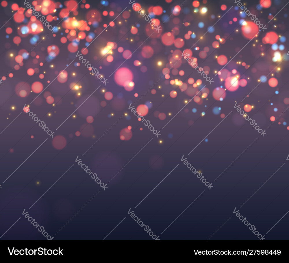 Abstract Light Bokeh Background vector image