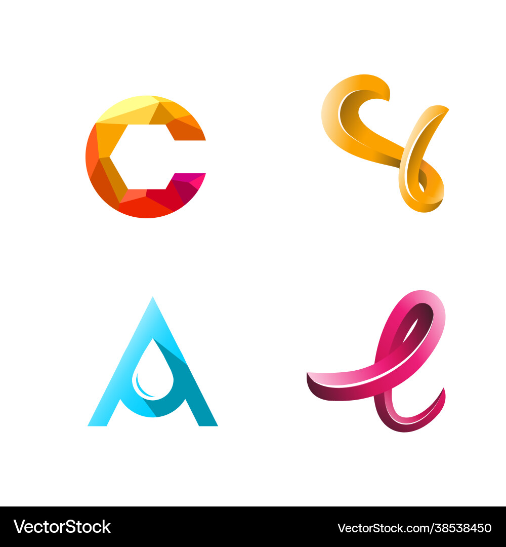 3D Letter L Logo - Modern & Abstract Vector Image