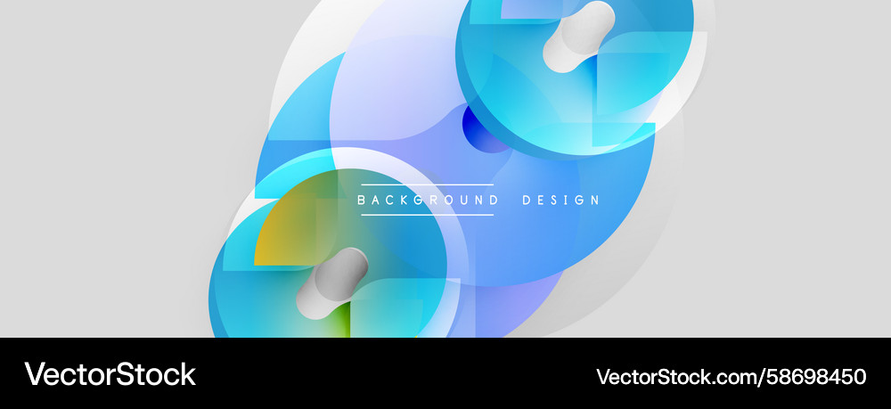 Abstract design features overlapping shapes soft Abstract design features overlapping shapes soft Vector Image