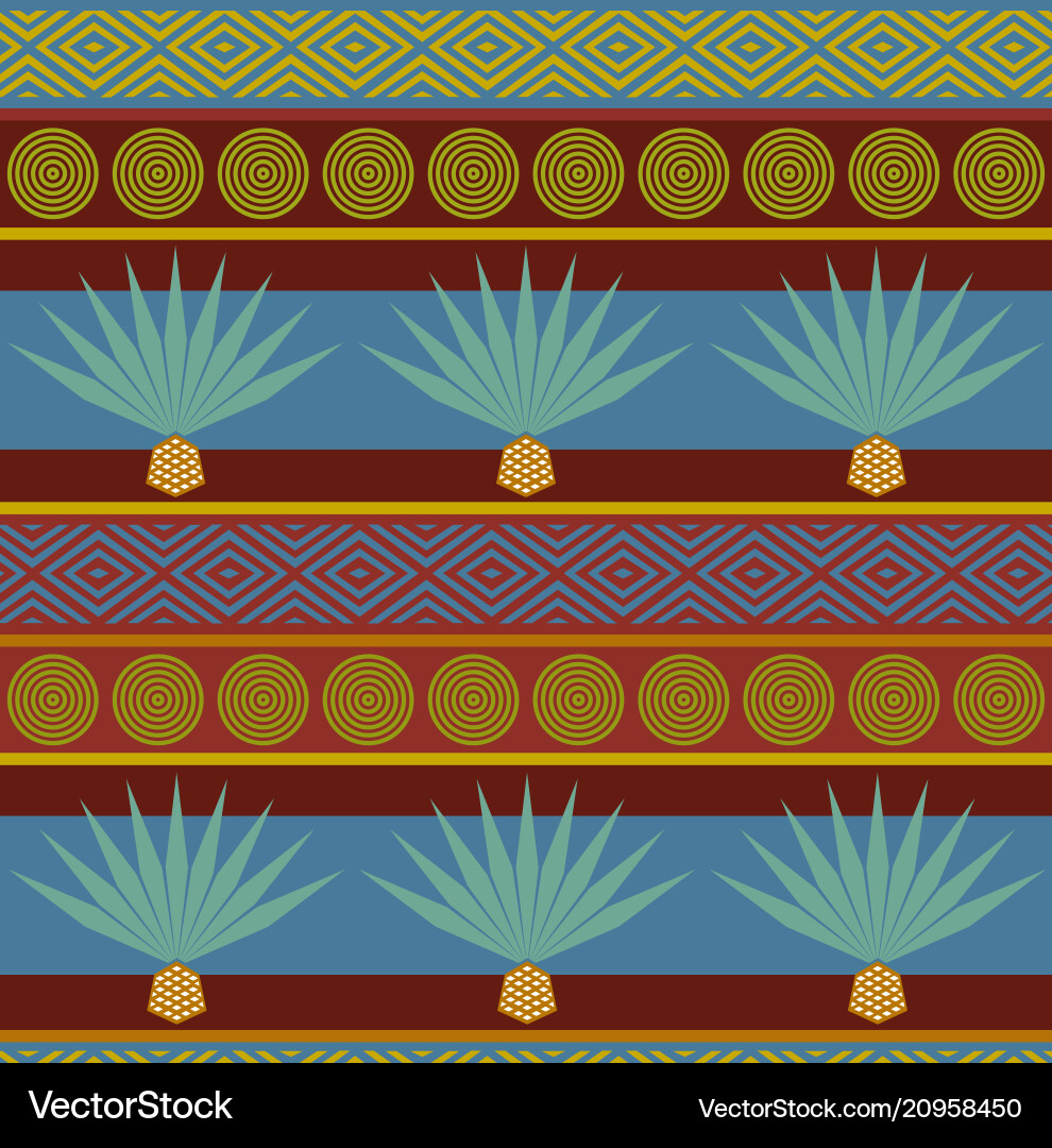 Abstract tribal ethnic background bright seamless Abstract tribal ethnic background bright seamless vector image