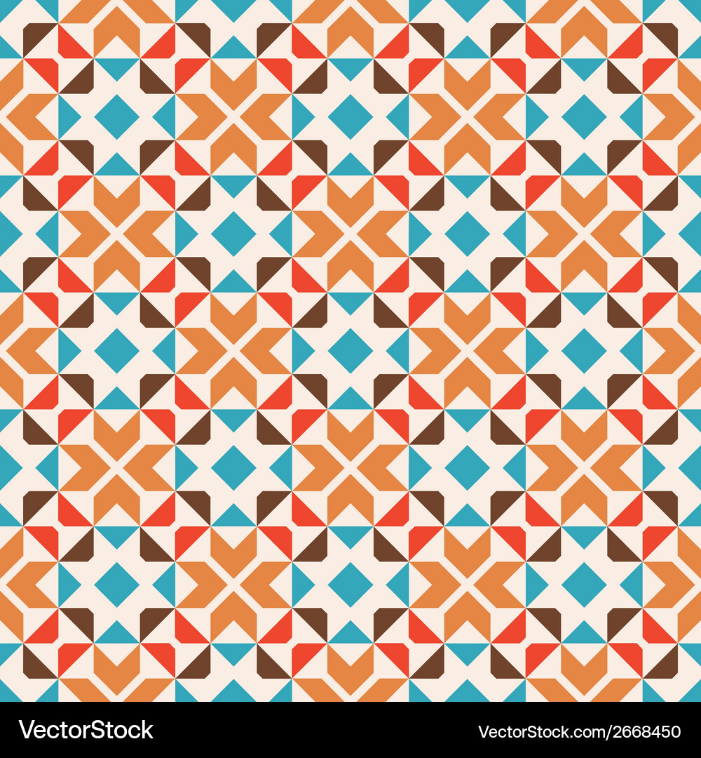 Seamless geometric pattern abstract background Vector Image