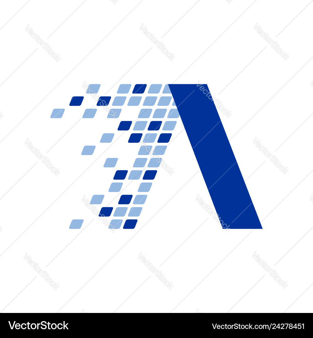 Digital Data Fragment Symbol vector image