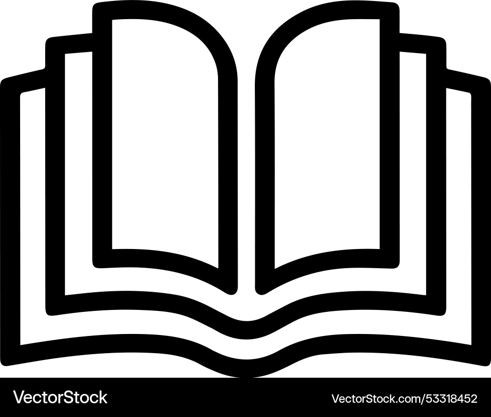 A open book image design Vector Image