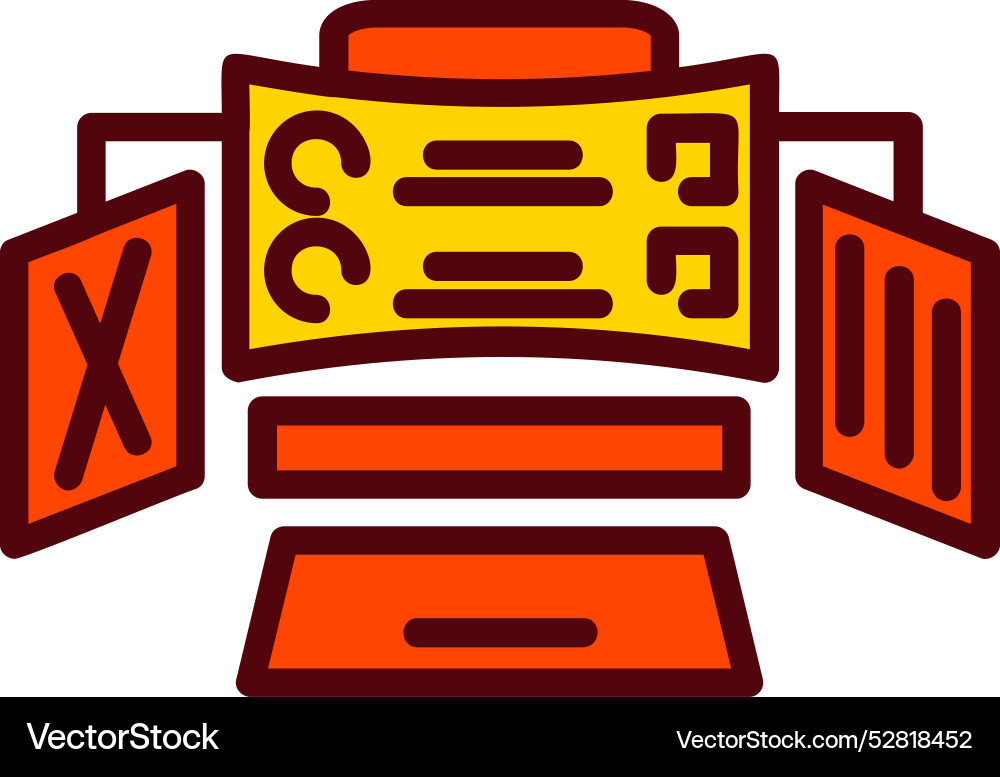 Computer icon design Vector Image