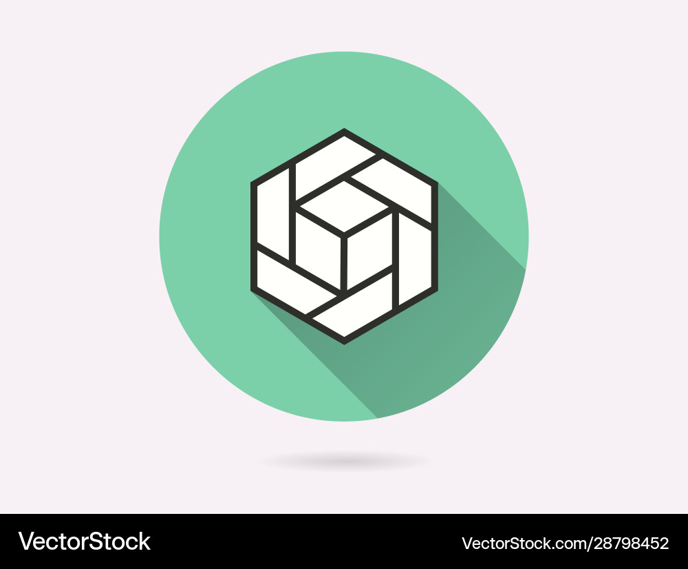 Data science icon for graphic and web design vector image