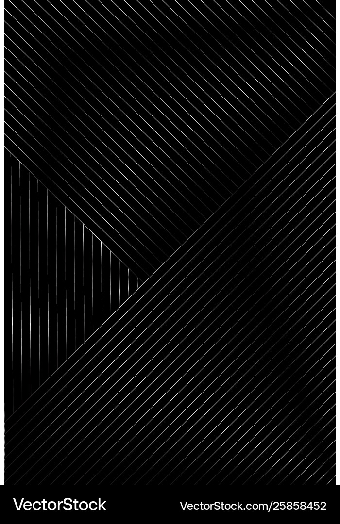 Dynamic Diagonal Black Lines Background Vector Image
