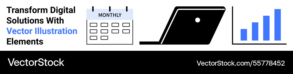 Professional workflow visualization with calendar Professional workflow visualization with calendar vector image