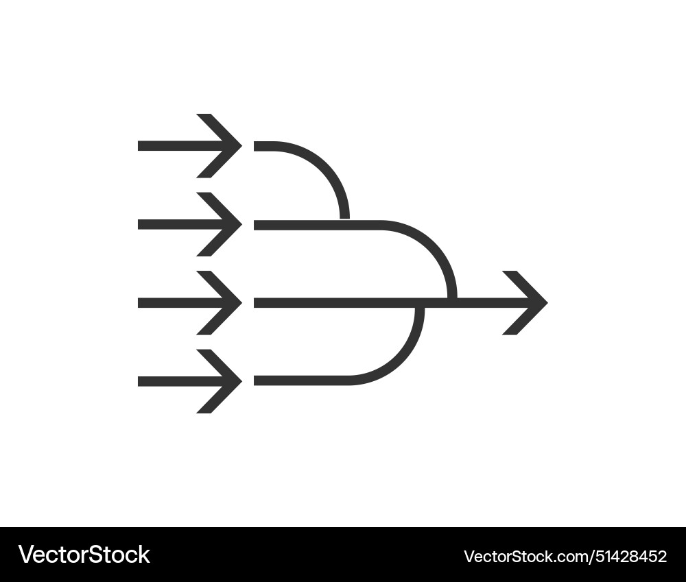 Simplify Modules - Streamlined Icon vector image