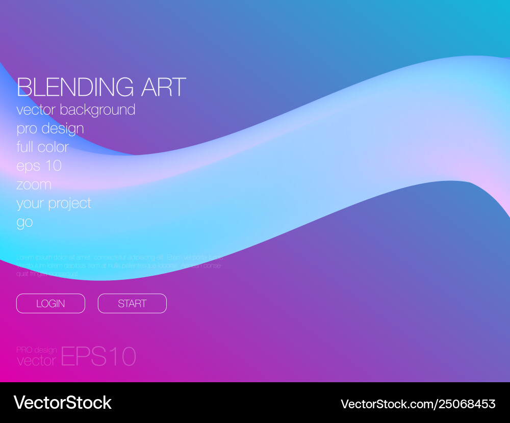 Abstract blend background template for web site Abstract blend background template for web site vector image