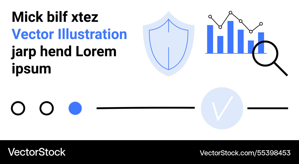Data analysis and security insights concept Data analysis and security insights concept vector image