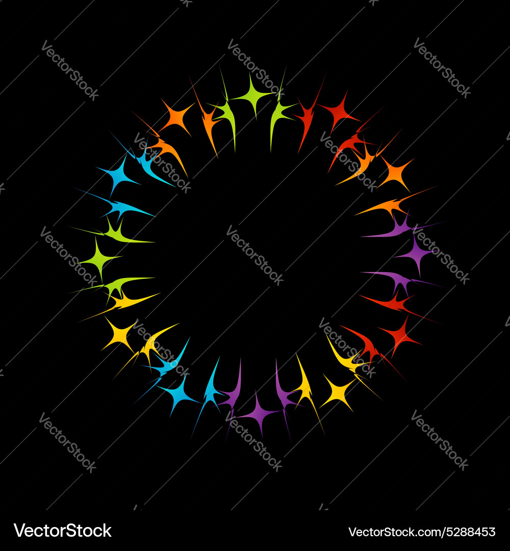 Fractal design element or banner for web Vector Image
