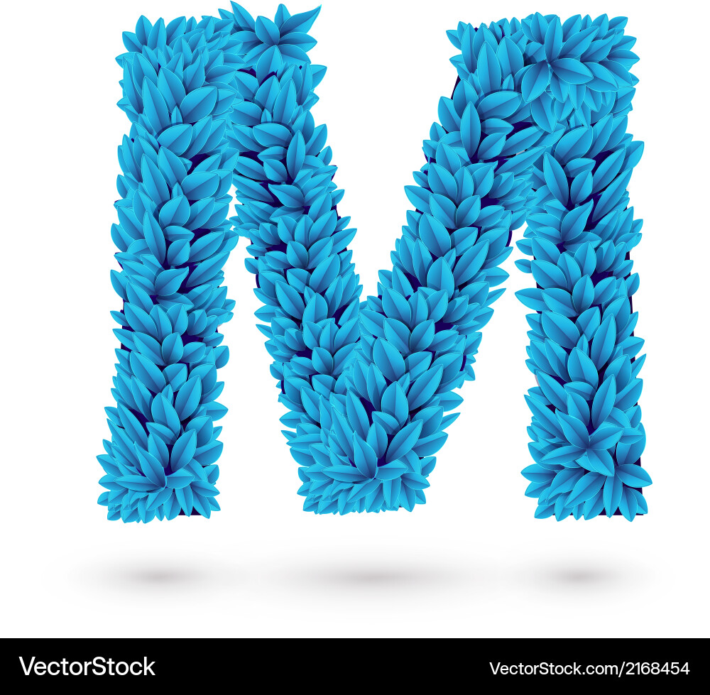 M letter Royalty Free Vector Image - VectorStock