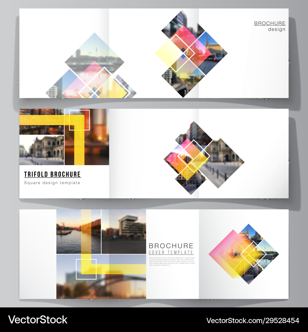 Minimal editable layout square Minimal editable layout square vector image