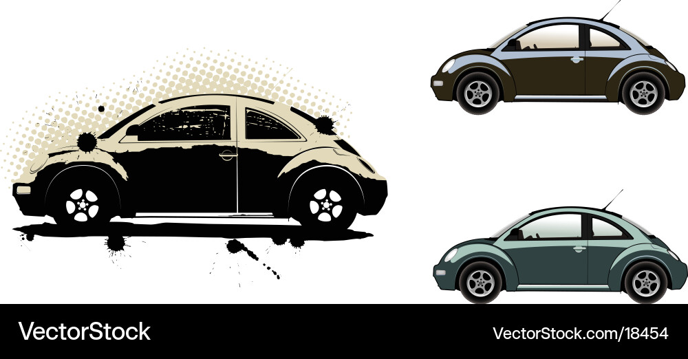 Vintage Automobile Artwork Vector Image