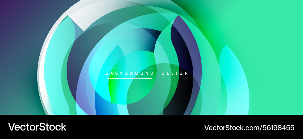 Abstract circular layers create dynamic visual Abstract circular layers create dynamic visual vector image