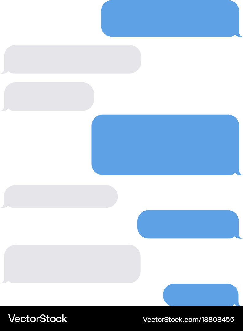 Empty Speech Bubbles vector image